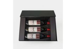 China Coating Printing Wine Bottle Gift Boxes Recyclable Wine Cardboard Packaging supplier