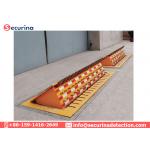 500mm Rising Height A3 Steel Hydraulic Road Barriers IP68 Waterproof Traffic Blocking for sale