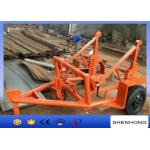 3 Ton Multifunction Cable Laying Drum Trailer , Cable Reel Trailer for sale