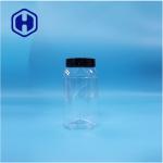 Triangle Unique Shape Food Storage PET Marshmallow Plastic Jar Screw Top Lid for sale