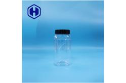 China Triangle Unique Shape Food Storage PET Marshmallow Plastic Jar Screw Top Lid supplier