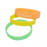 Soft Personalized Silicone Bands Rubber Bracelets Decorative Eco Friendly for sale