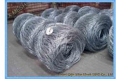 China 450mm Coil Diameter Galvanized Binding Wire Concertina Razor Barbed Wire supplier