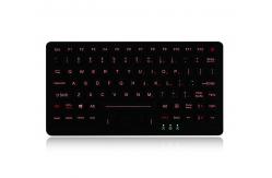 China Military Level EMC Keyboard Stainless Steel Back Plate Rubber Backlight supplier