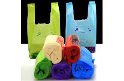 China Biodegradable PLA T Shirt Compostable Grocery Bags For Take Out supplier
