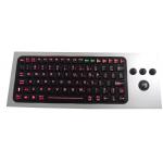 86 keys red silicone rubber military grade keyboard with PS/2 , USB connection cables for sale