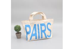 China Personalized Reusable Canvas Shopping Bags , Washable Cloth Grocery Bags supplier
