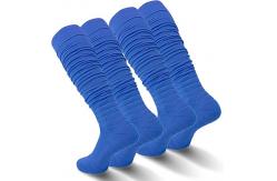 China Men's Extra Long Padded Compression Football Socks with Customized Colour Options supplier