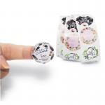 1000pcs Flexo Printing Adhesive Label Sticker Custom Plastic Round SGS for sale