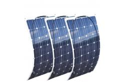 China 100W Monocrystalline Solar Panel Flexible  Pv Panels Temperature Resistance supplier