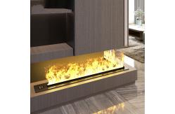 China Waterproof and Safe For Children Led Electric Fireplace with Steel Material supplier