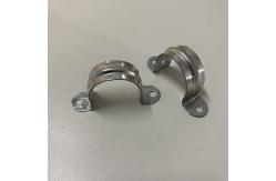 China Antirust Fixed Zinc Galvanised Pipe Saddle Clamps U Shaped Pipe Clamp supplier