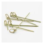 Disposable Round Square Bamboo Sticks Eco Friendly Easily Cleaned for sale