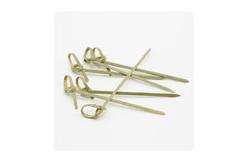 China Disposable Eco Friendly Bamboo Skewers Fruit Sticks Heat Resistant supplier