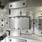 Soft Material TPE Overmold Over Mould With PC For Power Box Grey Color for sale