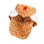Fall / Winter Christmas Elk Pull Down Fleece Christmas Funky Clothes For Pets for sale
