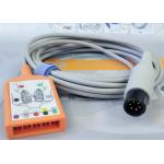 5 Lead Patient Monitor Ecg Accessories , Holter Ecg Cable Iec Standard for sale