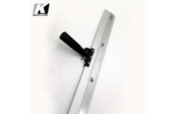 China SS304 Sliver Notched Floor Squeegee , Aluminum Alloy Squeegee Knockdown Knife supplier