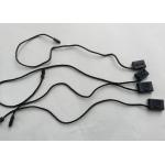 Order Custom Eco-Friendly Black Plastic Tie Tags Emboss Logo Single End String for sale