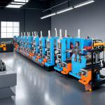Quick Change Rollers MS High Frequency Welding Pipe Mill for sale