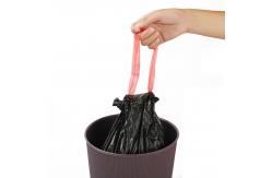 China Custom Jumbo 55 Gallon Recyclable Garbage Bags Black Plastic LDPE supplier