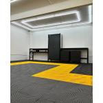 Grey 18mm Interlocking Garage Flooring Racedeck Floor Tiles