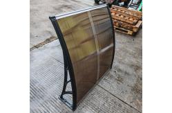 China Split Panel Polycarbonate Awning with DIY Plastic Frame supplier