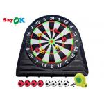 Giant Football Target 10ft Tall Inflatable Sports Games Outdoor Dartboard With 8pcs Soccer Balls for sale