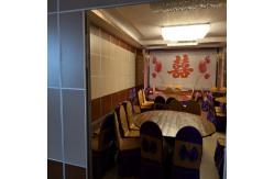 China Top Hung Sliding Partitioning Walls With Ceiling Rails / Movable Wall Panels supplier