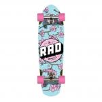 RAD Wheels Cali Cruiser Pink / Blue Cruiser Complete Skateboard - 9.1 x 32 for sale