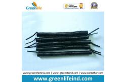 China Double 90degree Weld 120MM Length Plastic Spring Black Bungee Cords supplier
