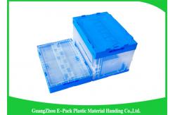China Virgin PP Collapsible Plastic Storage Boxes With Lids  , Foldable Plastic Container Waterproof supplier
