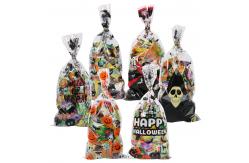 China Halloween Skeleton Cellophane Treat Bag 150pcs For Kids supplier