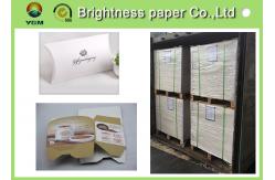 China Mixed Pulp Material White Cardboard Sheets For Cosmetics Packing 700 * 1000mm supplier