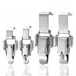 Custom Acceptable 304 Stainless Steel Flexible & Damping Toggle Latch With Self-hook For Medical Equipment & Vehicles for sale