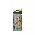 Animal Print Reusable Plastic Straw Cups For Kids 600ML BPA Free for sale