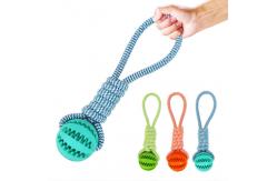 China Indestructible Interactive Rubber Dog Ball Toy For Aggressive Chewers supplier