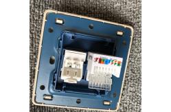 China Computer Broadband Network Information Terminal RJ45 Socket / Telephone Wall Socket supplier