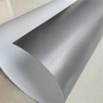 China Grey good tensile strength PVC waterproof heating weldable waterproof sheet for construction for sale