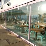 Movable Partition Walls Folding Glass Frameless Aluminium Glass Partition