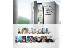 China Custom Logo Magnetic Souvenir Silk Printing MDF Wood Fridge Magnets supplier