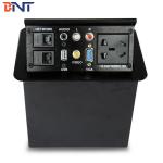 Office AV Solutions Silver Desktop Power Sockets Pop Up Size 151*121mm for sale