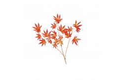 China 90pcs Leaves 130cm Faux Maple Leaf Branches , Artificial Maple Leaves Anti Fading supplier