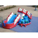 Attractive Funny Inflatable Obstacle Courses Outdoor Games Digital Printing inflatable mushroom slide for sale