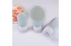 China OEM Grey Silicone Cleansing Brush Face Silicone Scrubber Electric supplier