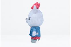 China Cat Shape Soft Plush Toys Eco Friendly Smooth Feeling With Cowboy Clothing supplier