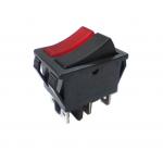 Factotry Light Country R5-16 Double Row Rocker Switch, 32*25mm, Red and Black colors, 20A 125V for sale