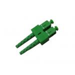 Duplex Fiber Optic Connector , Green SC APC Fiber Connector for Test for sale