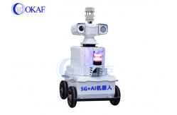 China Real-Time Online Environmental Monitoring 5G AI Security Patrol Robot supplier