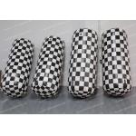 China Checkerboard Inflatable Cylinder Buoys Inflatable Water Marker for Advertising for sale